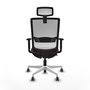 PIQUERAS Y CRESPO Silla de oficina Haches con mecanismo Sincro/Traslack Morado y Blanco