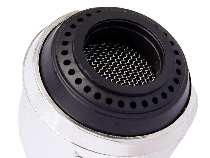 Kinvara Acople Grifo Mediano Fregadero 360 3.5x12.5x3.5 cm Metal y Plástico con Giro 360º Rosca Macho 22mm Hembra 24mm (Set de 24)