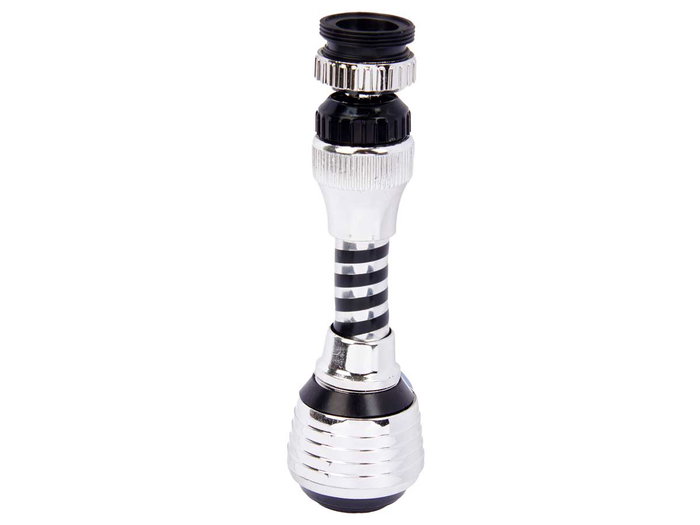 Kinvara Acople Grifo Mediano Fregadero 360 3.5x12.5x3.5 cm Metal y Plástico con Giro 360º Rosca Macho 22mm Hembra 24mm (Set de 24)