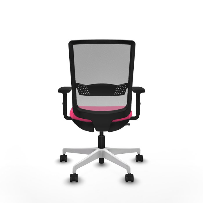 PIQUERAS Y CRESPO Silla de oficina Haches Rosa y Gris PIQUERAS Y CRESPO Silla de oficina Haches Rosa y Gris
