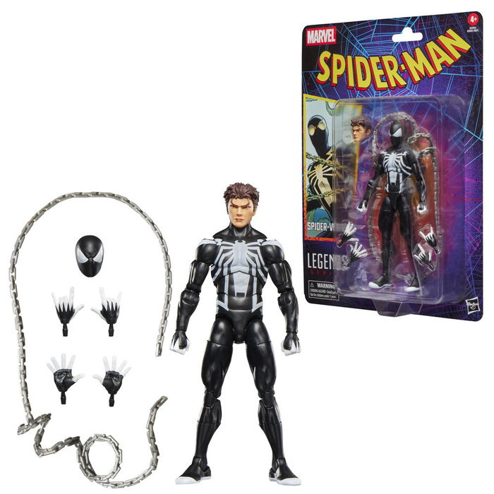 Hasbro Marvel Legends Series Spider-Venom Figura Coleccionable de 15cm Articulada con 6 Accesorios Intercambiables Hasbro Marvel Legends Series Spider-Venom Figura Coleccionable de 15cm Articulada con 6 Accesorios Intercambiables