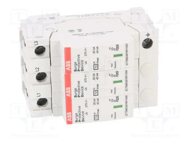 ABB Limitador de sobretensiones Tipo 2 3 polos 40kA