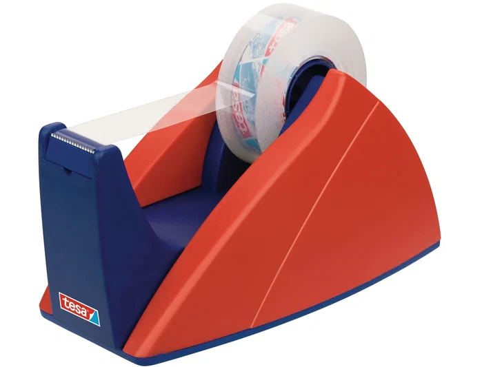 Tesa Portarrollos Easy Cut Rojo / Azul para rollos de 33 m