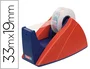 Tesa Portarrollos Easy Cut Rojo / Azul para rollos de 33 m