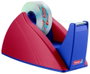 Tesa Portarrollos Easy Cut Rojo / Azul para rollos de 33 m