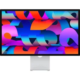 Apple Studio Display 27" (68.6 cm) 5K Ultra HD 5120 x 2880 - Pantalla LED Plata, Cristal Estándar, Soporte Ajustable de Inclinación, Cámara 12 MP, Altavoces, Compatible con Mac