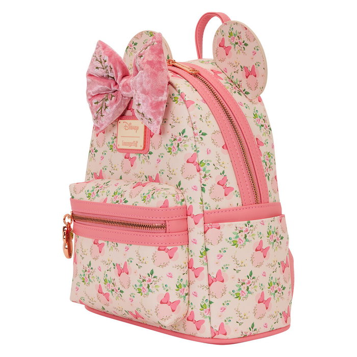 LOUNGEFLY Mochila Floral Minnie Disney