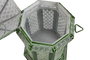 DKD Home Decor Farola Oriental Verde Metal 23 x 57 x 23 cm Set de 2