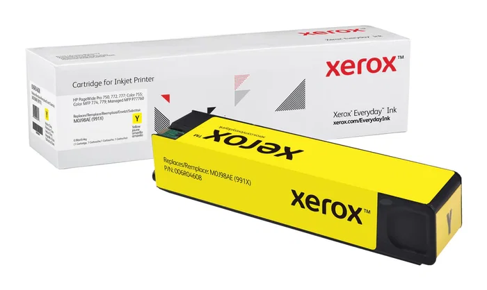 Xerox Everyday - Cartucho de Tóner Amarillo Compatible para HP - Ref. 006R04608 / M0J98AE - 1 Unidad - Para HP PageWide 755, 772, 774, 777, 779 Xerox Everyday - Cartucho de Tóner Amarillo Compatible para HP - Ref. 006R04608 / M0J98AE - 1 Unidad - Para HP PageWide 755, 772, 774, 777, 779