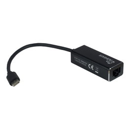 Inter-Tech ARGUS IT-811 Adaptador USB-C a Gigabit LAN RJ45 1000 MBit/s Negro