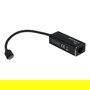 Inter-Tech ARGUS IT-811 Adaptador USB-C a Gigabit Lan RJ45 1000 MBit/s Negro