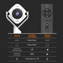 j5create Cámara web JVU368 de 360° con altavoz y tecnología de IA, Blanco