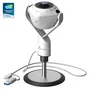 j5create Cámara web JVU368 de 360° con altavoz y tecnología de IA, Blanco