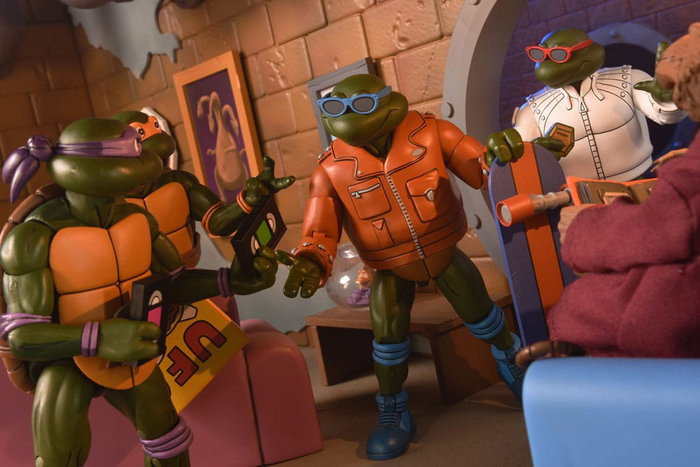 Tortugas Ninja (Cartoon) Figura Punk Leo and Punk Raph 2 Pack 18 cm