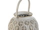 DKD Home Decor Portavela Blanco Dorado Metal 20 x 29.5 x 20 cm (4 Unidades)