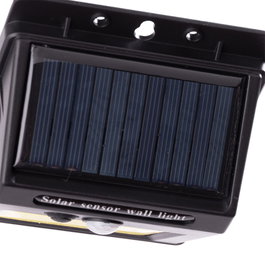Aplique LED Solar IP65 con Sensor PIR Blanco Frío 6000ºK LUM-LUM150-PIR
