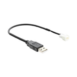 DeLOCK 91225 Cable de alimentación interno USB 2.0 Tipo-A a conector de ventilador de 3 pines