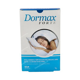 ACTAFARMA Dormax 60Cap. Combate el Insomnio con Melatonina y Extractos Relajantes