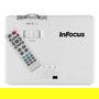 InFocus IN1026ST Proyector Láser Portátil, 4000 Lúmenes ANSI, Resolución WXGA 1280x800, 30000h Luz, Relación Contraste 400000:1, Corto Alcance, Blanco