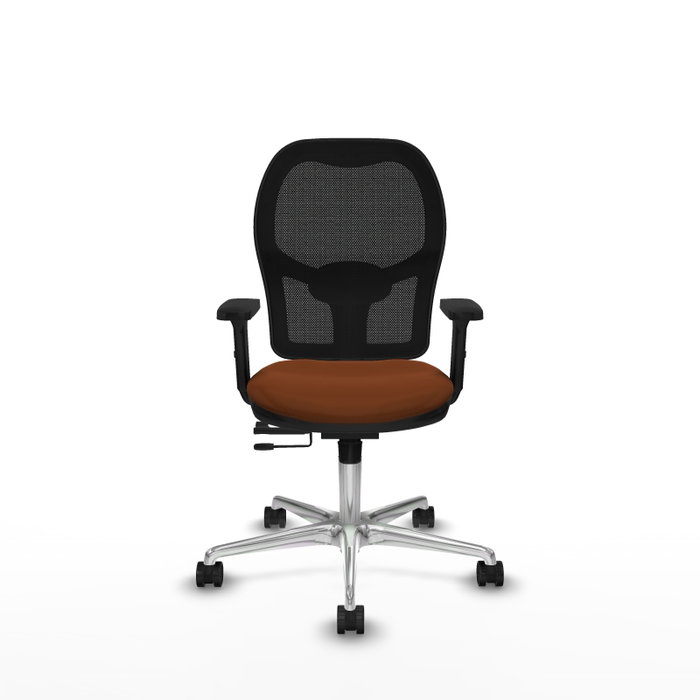 PIQUERAS Y CRESPO Silla de oficina Jorquera Marrón y Negro