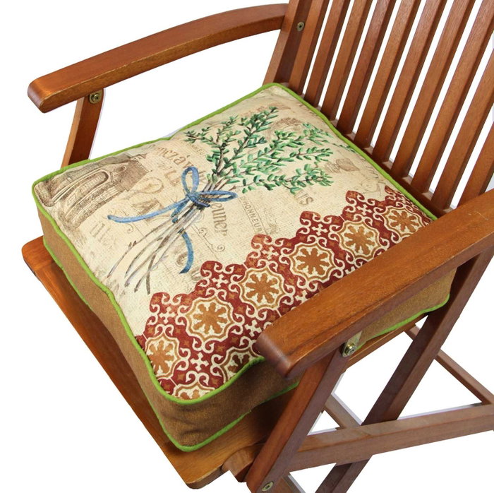 Aberto Design Cojín YM1159 de Algodón y Poliéster, 42x42 cm, Suave y Cómodo para Decoración del Hogar