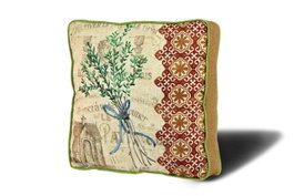 Aberto Design Cojín YM1159 de Algodón y Poliéster, 42x42 cm, Suave y Cómodo para Decoración del Hogar