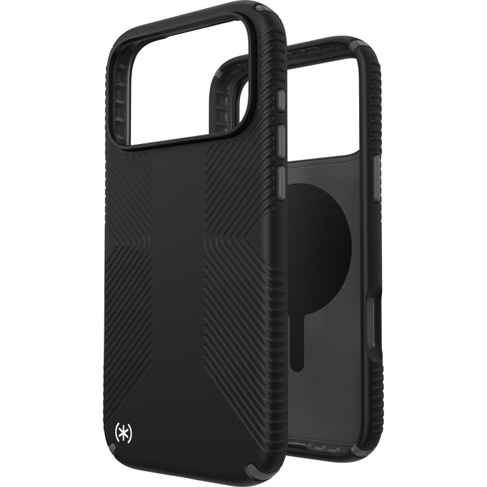 Speck Presidio2 Grip MagSafe Case para iPhone 17 Pro Max Black/Grey/White
