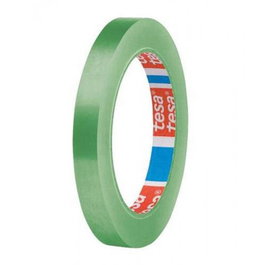 TESA Cinta de Embalaje PVC de Colores Verde 12mm x 66m