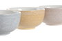 DKD Home Decor Set de 6 Cuencos Bandana Pastel Surtidos