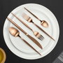 Set 12 Cucharas Mesa Acero y Pvd Soprano Copper Amefa 18-0-4 mm