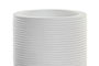 DKD Home Decor Vaso Basicos Blanco Negro Resina 8 x 10.5 x 8 cm (2 Unidades)