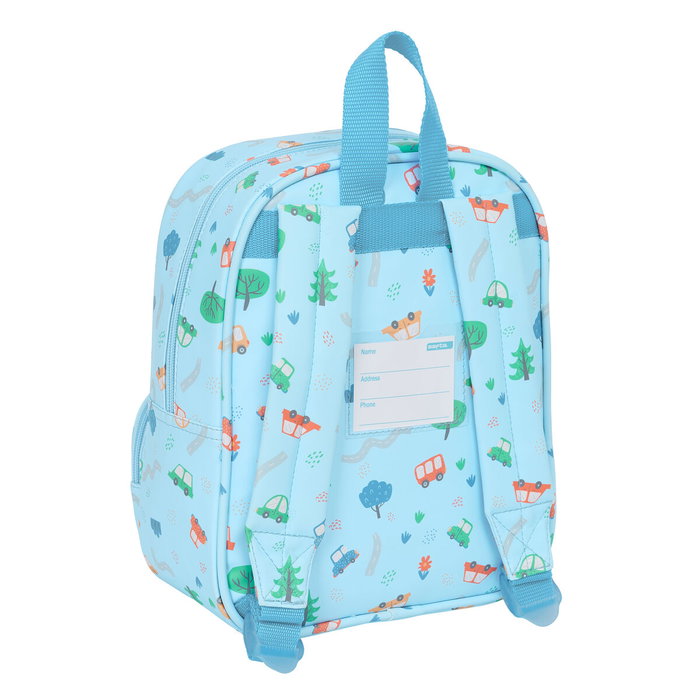 Mochila Infantil Safta Coches Azul 22 x 27 x 10 cm Mochila Infantil Safta Coches Azul 22 x 27 x 10 cm