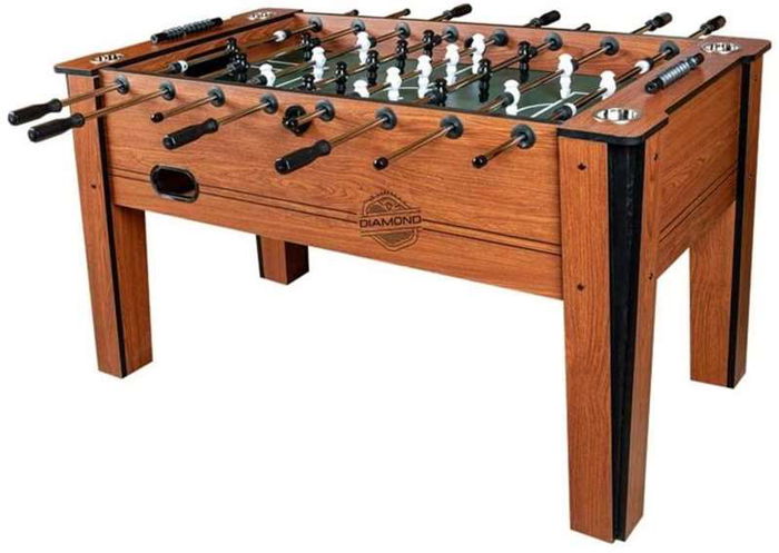 Ociotrends Futbolin Diamond jugadores piernas abiertas 147 x 80 x 88 cm 54 kg