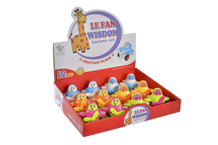 DKD Home Decor Juguete Avioneta 32 x 36 x 37 cm Azul Fucsia Blanco (12 Unidades)