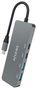 Aisens Hub USB 3.2 Gen2 10G USB-C, 2xUSB-C y 2xUSB-A, Gris