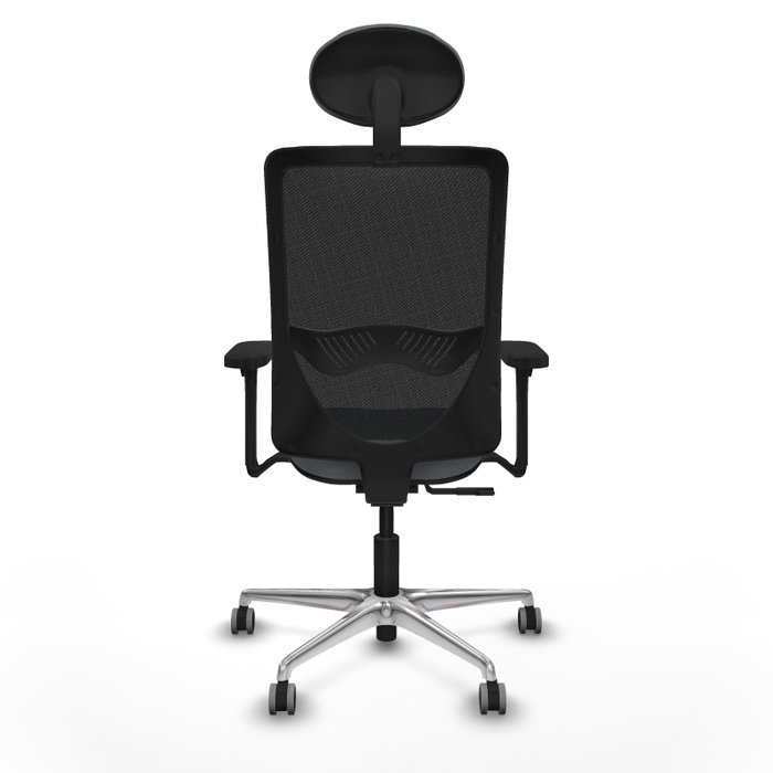 PIQUERAS Y CRESPO Silla de oficina Zulema Gris y Negro con Mecanismo Sincro