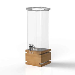 ROSSETO - LD112 - DISPENSADOR PREMIUM PARA BEBIDAS CON BASE EN MADERA DE BAMBU (7,5L) - (21 x 21 x 59.7 cm)