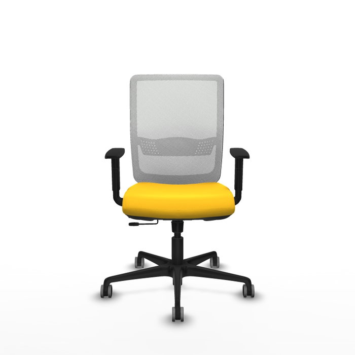 PIQUERAS Y CRESPO Silla de oficina Haches Amarillo y Blanco PIQUERAS Y CRESPO Silla de oficina Haches Amarillo y Blanco