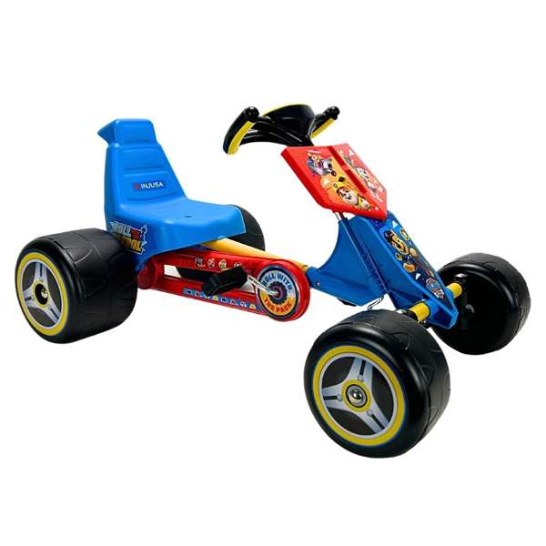 Injusa Go-Kart a Pedales Patrulla Canina para Niños 3 Años+ - Medidas 89x47,5x58 cm