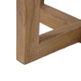 Ixia Mesa Auxiliar Madera Mindi Natural 40 x 40 x 55 cm