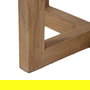 Mesa Auxiliar Natural Madera Mindi Salón 40 X 40 X 55 cm
