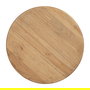 Mesa Auxiliar Natural Madera Mindi Salón 40 X 40 X 55 cm