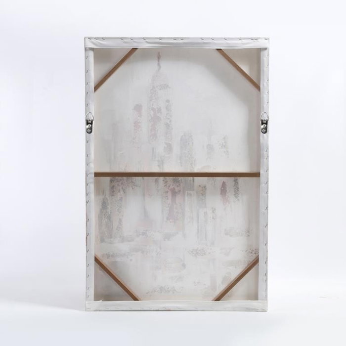 DKD Home Decor Cuadro Lienzo MDF 60x3x90 New York Surtido de 2 unidades