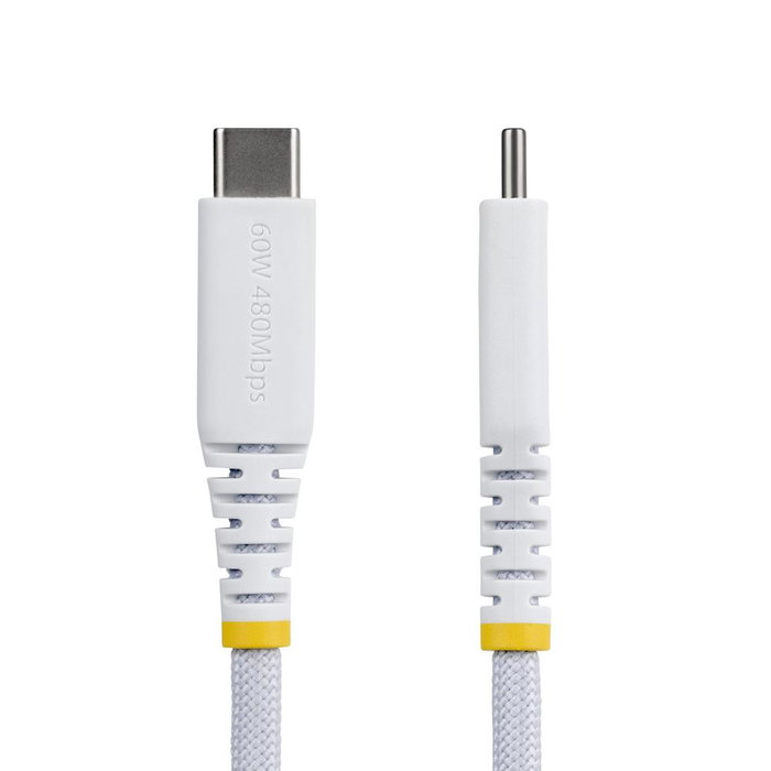 Startech Cable USB-C de 2m Tipo C PD 60W 3A 3A Blanco