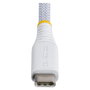 StarTech.com Cable de carga USB-C trenzado de 2m, 60W, Blanco