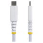 StarTech.com Cable de carga USB-C trenzado de 2m, 60W, Blanco