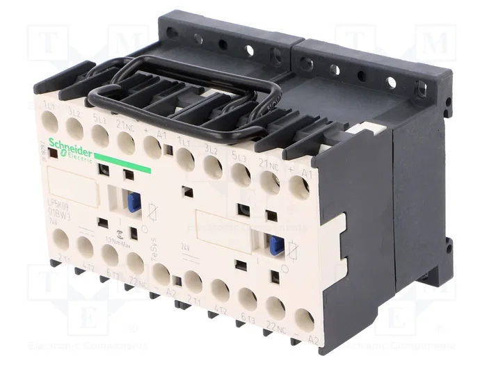 SCHNEIDER ELECTRIC Contactor Reversible TeSys K 9A 24VDC SCHNEIDER ELECTRIC Contactor Reversible TeSys K 9A 24VDC