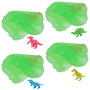 Jeux 2 momes Slime con Figura Dinosaurio (Azul, Fucsia, Verde, Amarillo) Blandiblub Infantil