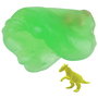 Jeux 2 momes Slime con Figura Dinosaurio (Azul, Fucsia, Verde, Amarillo) Blandiblub Infantil