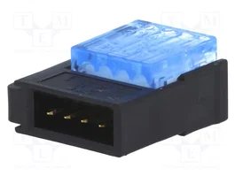 3M Conector de datos Mini-Clamp de 4 pines, azul